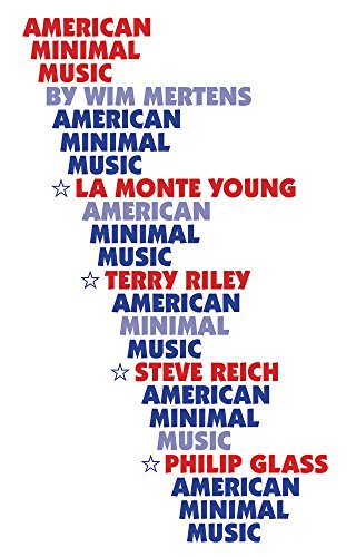 Book cover with stacked red, white, and blue text listing composers.