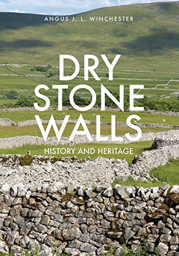 Book cover: “Dry Stone Walls” with a landscape of stone walls.