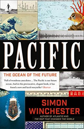 Book cover for "Pacific: The Ocean of the Future" with ocean imagery.