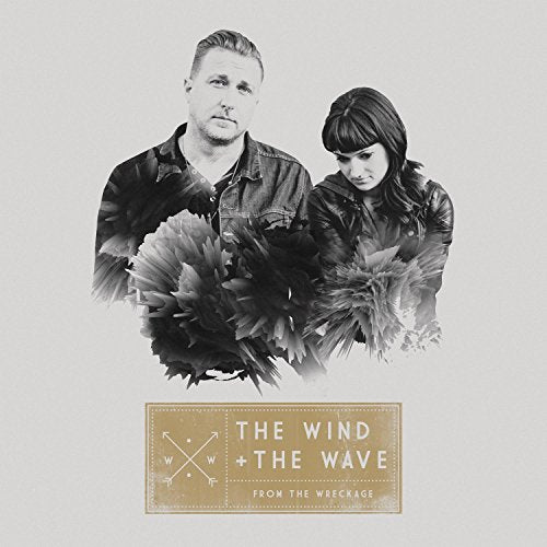CD cover featuring a man and woman with floral overlays.