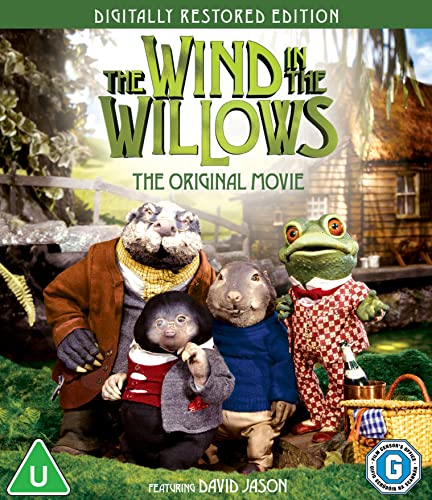 Wind in the Willows" Blu-ray cover featuring animal characters Toad, Mole, and Ratty.
