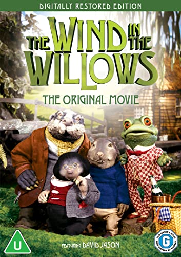 The Wind in the Willows" DVD cover featuring animal characters at a picnic.