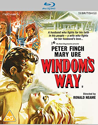 Blu-ray cover for "Windom's Way" featuring dramatic painted imagery and text.