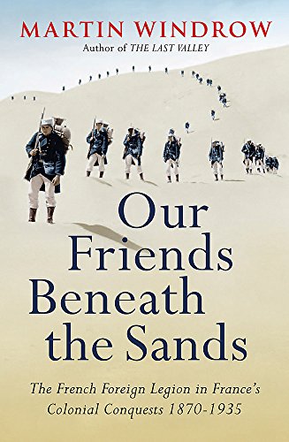 Book cover depicting French Foreign Legion soldiers marching across a desert landscape.