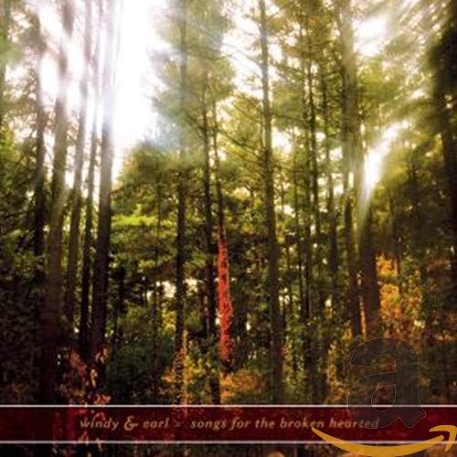 CD cover with a forest scene and text: "Windy & Carl - Songs For The Broken Hearted.