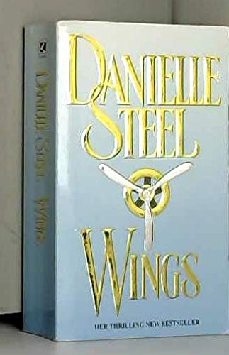 Book cover for “Wings” by Danielle Steel, featuring a propeller.