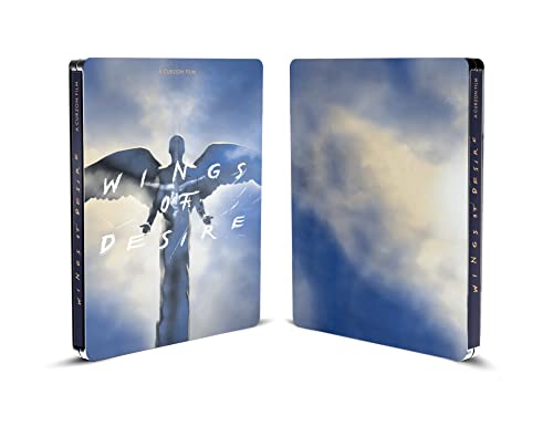 Steelbook case for "Wings of Desire" featuring an angel silhouette.