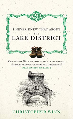 Book cover with hiking boots and a sketched stone building.
