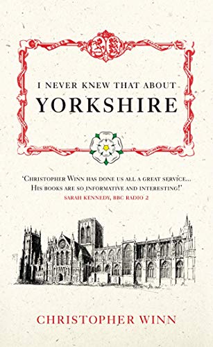 Book cover for I Never Knew That About Yorkshire featuring a cathedral illustration.
