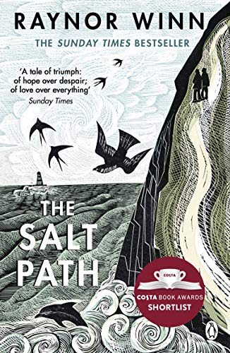 Book cover illustration of a coastal path, birds, and sea with the title text.