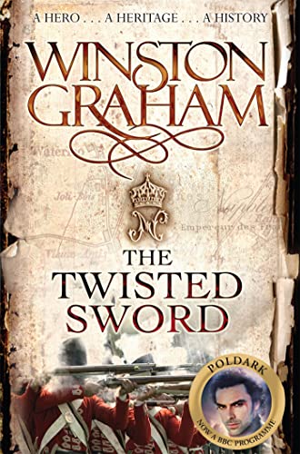 Book cover: "The Twisted Sword (Poldark)" with a historical scene.