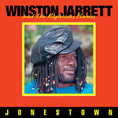 CD cover for Winston Jarrett & The Righteous Flames’ “Jonestown,” featuring a portrait.
