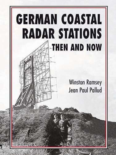 Book cover: "German Coastal Radar Stations Then and Now" with radar tower.