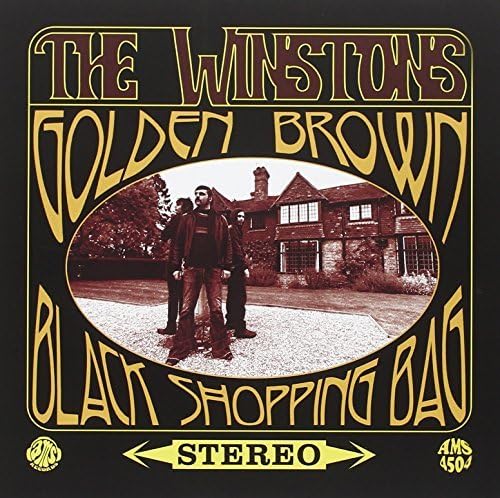 Vinyl record cover for The Winstons’ “Golden Brown” featuring a band photo.