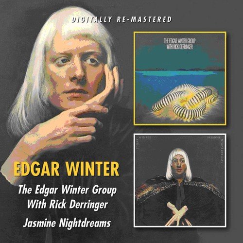 CD cover featuring Edgar Winter’s portrait and abstract imagery.