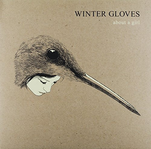 Vinyl record cover: bird-headed figure with a human face, sketched style.