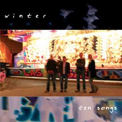 CD cover for “Winter” featuring a band in front of bright lights.