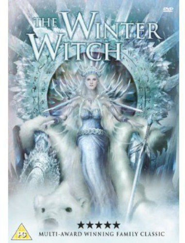 DVD cover for "The Winter Witch" featuring a woman as an ice queen.