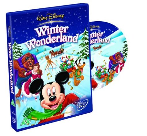 Disney’s “Winter Wonderland” DVD case featuring Mickey and various characters.