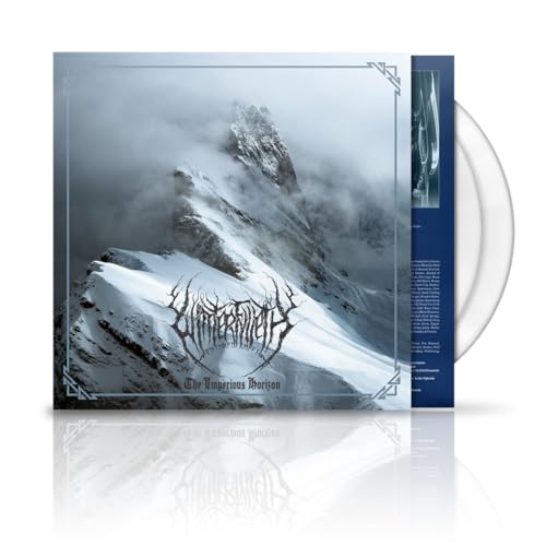 Vinyl record cover showing a snow-covered mountain peak with a band logo and text.