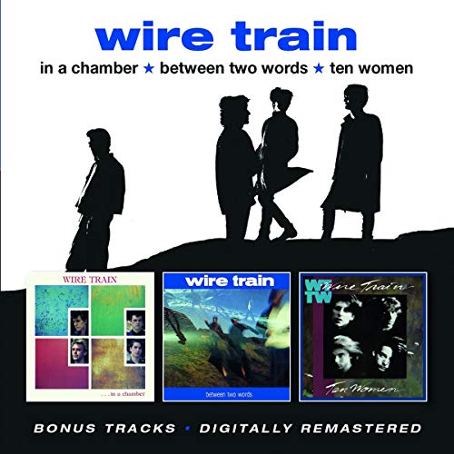 CD cover for Wire Train’s “In A Chamber / Between Two Words / Ten Women.”