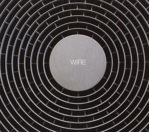 CD cover with concentric circles and the band name "WIRE" centered.