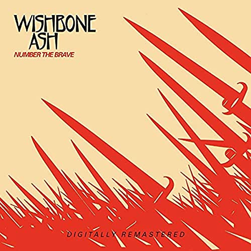 Wishbone Ash album cover: red swords against a pale yellow background.