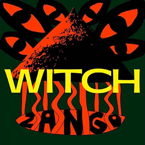 CD cover for "Witch - Zango" with orange and black abstract design.