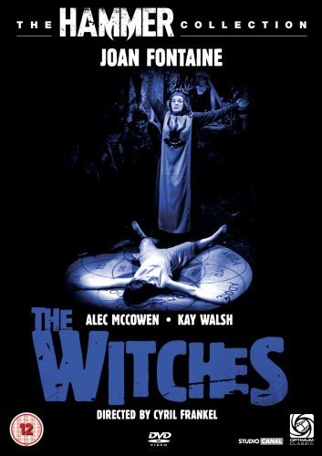 DVD cover for The Witches featuring a woman standing over a person on a circle.