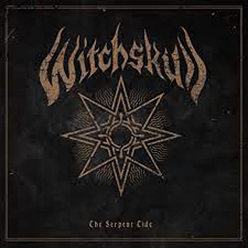 Witchskull album cover: skull-like logo above a starburst on dark background.