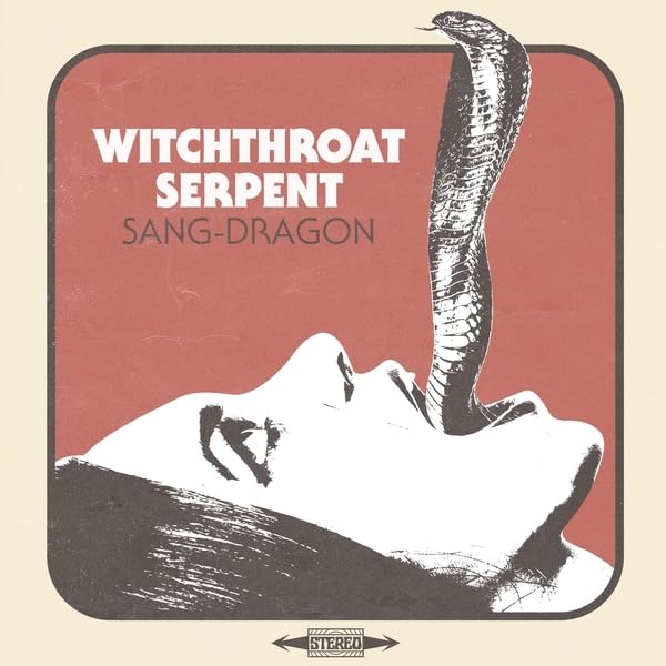 Album cover showing a cobra emerging from a person's mouth on red background.