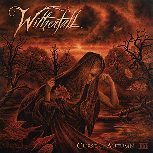 Album cover for Witherfall’s “Curse of Autumn” featuring a hooded figure.