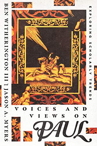 Book cover: “Voices and Views on Paul” with ornate gold border and artwork.