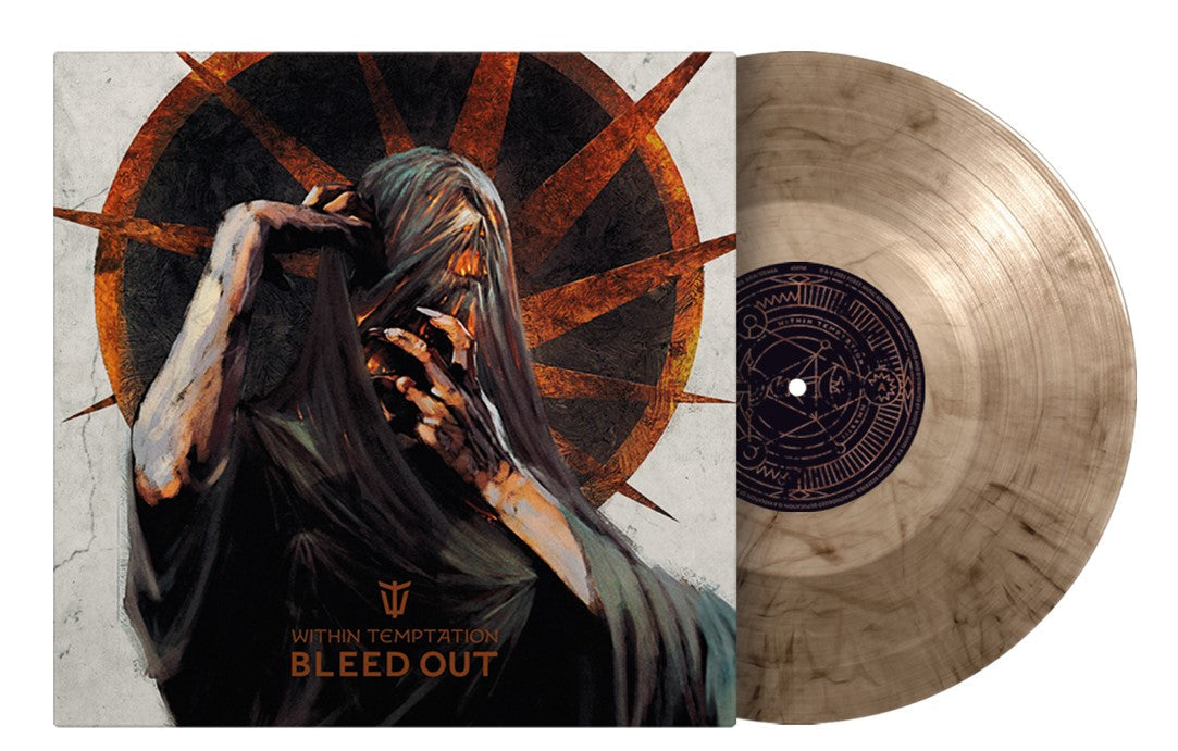 Within Temptation “Bleed Out” vinyl record with smoky effect and artwork.