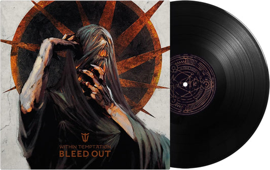 Within Temptation “Bleed Out” vinyl record with dark, gothic artwork.