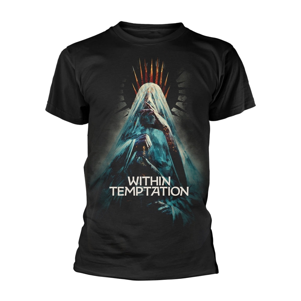 Black unisex t-shirt with large "Bleed Out Veil" back print, size XX-Large.