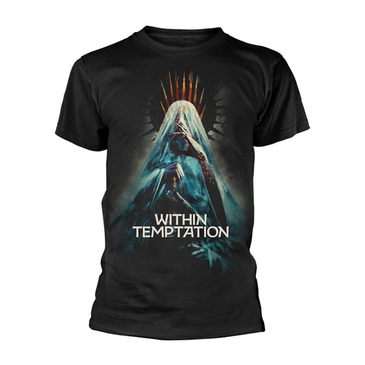 Black unisex t-shirt with large "Bleed Out Veil" back print, size XX-Large.