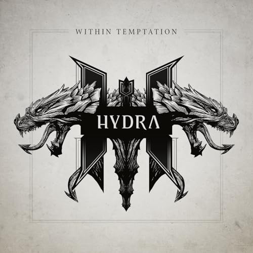 Album cover art featuring a stylized black dragon emblem and the text Hydra.