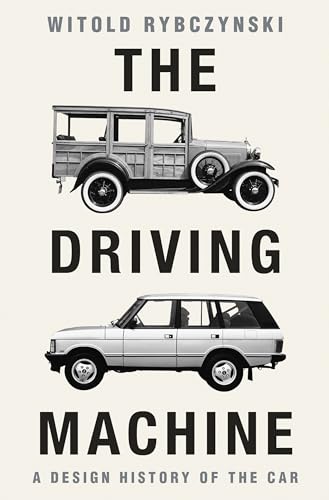 Book cover featuring a vintage station wagon and modern Range Rover.