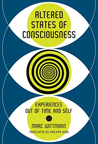 Book cover with stylized eyes and a spiral, titled “Altered States of Consciousness.”