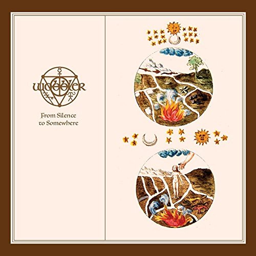Wobbler album cover: illustrated circles with landscapes and celestial symbols.