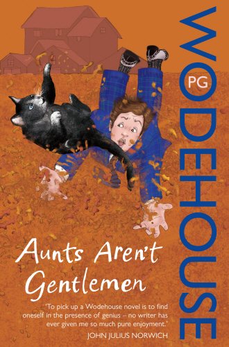 "A cartoon man lies on his back in a muddy field with a dog."