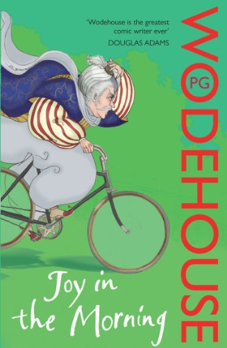 Book cover: illustrated man in striped pajamas riding a bicycle.