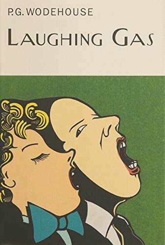 Book cover: “Laughing Gas” by P.G. Wodehouse, illustrated with faces.