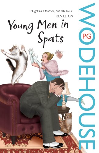 Book cover: illustrated scene with people, a cat, and interior décor.