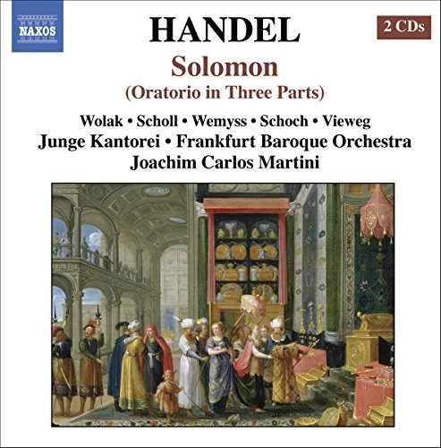 CD cover for Handel’s “Solomon” featuring a Renaissance painting.