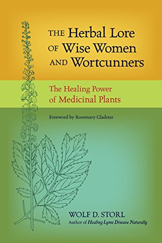 Book cover with botanical illustration and title: "The Herbal Lore...