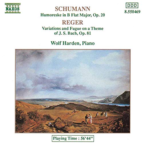 CD cover: landscape painting with figures, text listing composers and pianist.