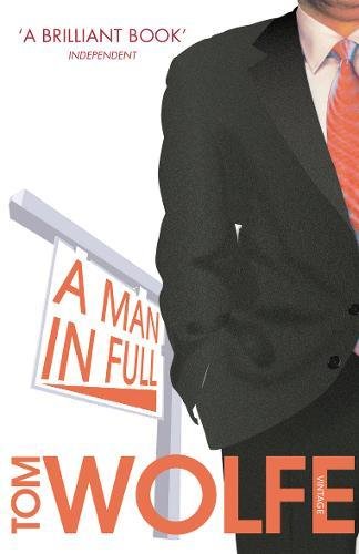 Book cover: "A Man In Full" by Tom Wolfe, featuring a man in a suit.