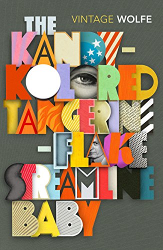 Book cover with colorful, fragmented typography and a partial face.